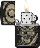 Zippo Harley Davidson Engine  Engraved  49468