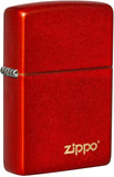 Zippo Metallic Red Matte Logo 49475ZL