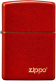 Zippo Metallic Red Matte Logo 49475ZL