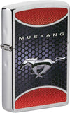 Zippo Ford Mustang Design Brushed Chrome 49519