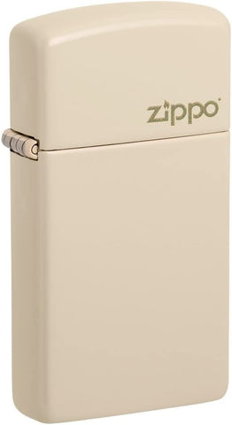 Zippo Slim Flat Sand Zippo Logo 49528ZL