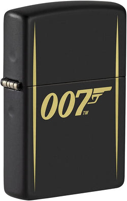 Zippo James Bond 007 Laser Engraved Logo Black Matte 49539
