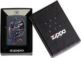 Zippo Anne Stokes Mythical Dragon and Banner Black Matte 49548