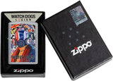 Zippo Gaming Flame Logo Design Black Matte 49557