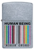 Zippo Human Being Design Street Chrome 49578