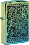 Zippo John Smith Gumbula Bird Design High Polish Teal 49611
