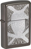 Zippo John Smith Gumbula Owl Design Black Ice 49612