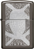 Zippo John Smith Gumbula Owl Design Black Ice 49612