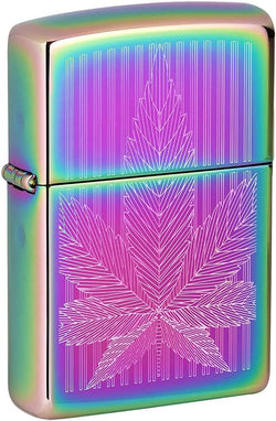 Zippo Leaf Design Engraved Leaf Multi Color 49632