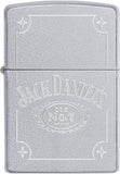 Zippo Jack Daniel's Engraved Logo Satin Chrome 49653