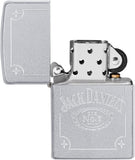 Zippo Jack Daniel's Engraved Logo Satin Chrome 49653