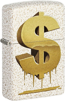 Zippo Drippy Dollar Design Mercury Glass 49681