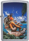 Zippo Rick Rietveld Mermaid Art Street Chrome 49688