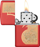 Zippo Year of The Tiger Design Red Matte 49701