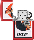 Zippo James Bond 007 Vintage Design Red Matte 49758