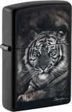 Zippo Spazuk Tiger Design Black Matte 49763