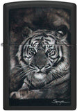 Zippo Spazuk Tiger Design Black Matte 49763