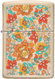 Zippo Vintage Floral Design Flat Sand 49770