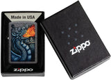 Zippo Fiery Dragon Design Iron Stone 49776