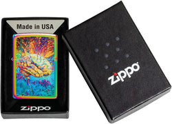 Zippo Psychedelic Brain Design Multi Color 49787