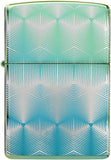 Zippo Pattern 360 Design High Polish Teal 49813