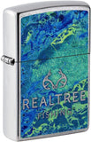 Zippo Realtree Wav3 Design Street Chrome 49817