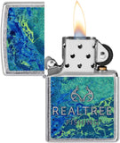 Zippo Realtree Wav3 Design Street Chrome 49817