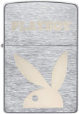 Zippo Playboy Rabbit Head Brushed Chrome 49831