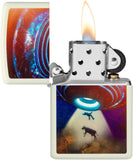 Zippo UFO Design Glow in The Dark 49838