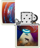 Zippo UFO Design Glow in The Dark 49838