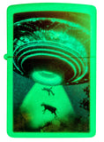 Zippo UFO Design Glow in The Dark 49838