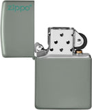 Zippo Classic Sage Zippo Logo 49843ZL