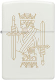 Zippo King Queen Design White Matte 49847