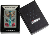 Zippo Gothic Dagger Design Sage 49860