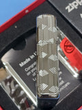 Zippo Stylish Pattern MultiCut Deep Carve High Polish Chrome Armor 49881