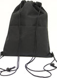 Tactical Heavy Duty Drawstring Backpack Army Military Sack (BLACK 08059)