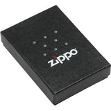Zippo and Lines Brushed Chrome 28646