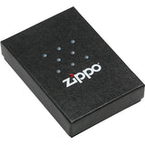 Zippo Geometric Design Deep Carved High Polish Brass Armor 49884
