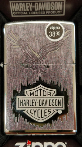 Zippo Harley Davidson Eagle & Logo 29658