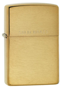 Zippo Solid Brass with Solid Brass Engraved 204