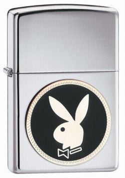 Zippo Playboy Bunny Emblem High Polish Chrome 20890