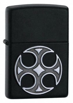 Zippo Medieval Cross Emblem Black Matte 20955
