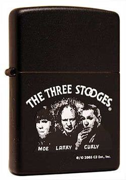 Zippo The Three Stooges Black Matte 20987