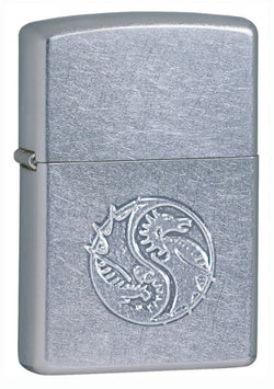 Zippo Raised Dragon Street Chrome 21035