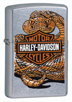 Zippo Harley Davidson Rattler Street Chrome 21072