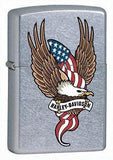 Zippo Harley Davidson Eagle Americana Street Chrome 21073