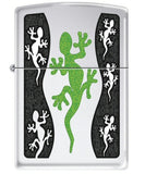 Zippo Green Lizard High Polish Chrome 21149