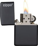 Zippo Black Matte with Logo 218ZL
