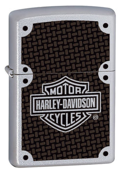 Zippo Harley-Davidson Logo Satin Chrome 24025