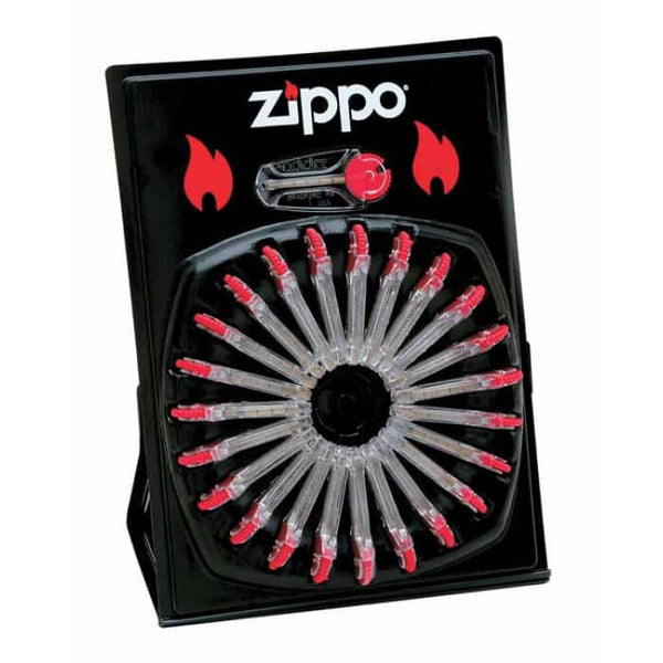 Zippo Flints Display 24 Dispensers (6 Flints per Dispenser) 2406C